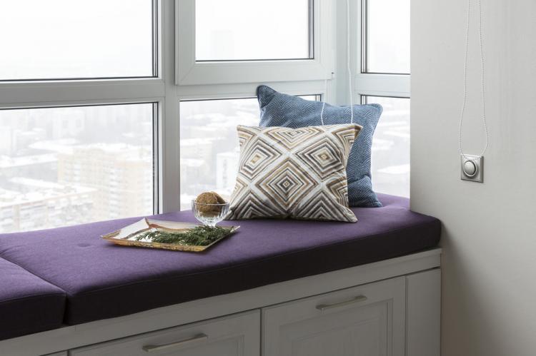 Спальня «В оттенках лаванды» - дизайн интерьера