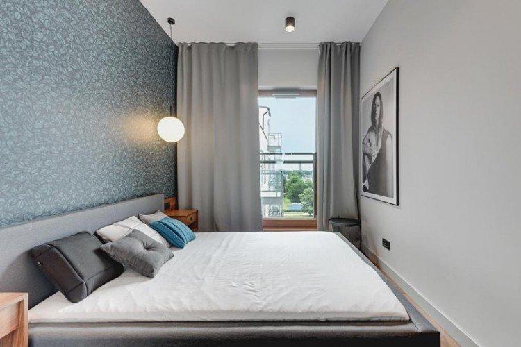 Интерьер спальни 10 кв.м. в скандинавском стиле - фото