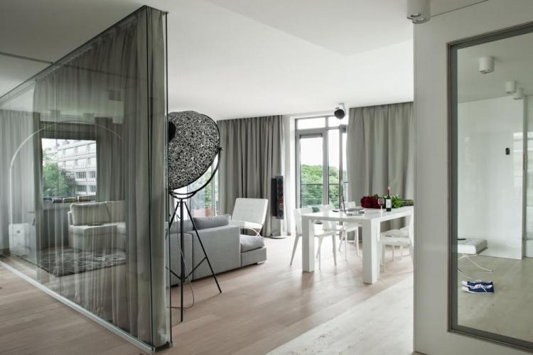 Преимущества - Стеклянные перегородки в квартире