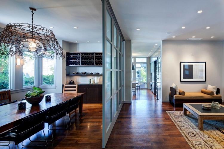 Стационарные перегородки - Виды стеклянных перегородок в квартире