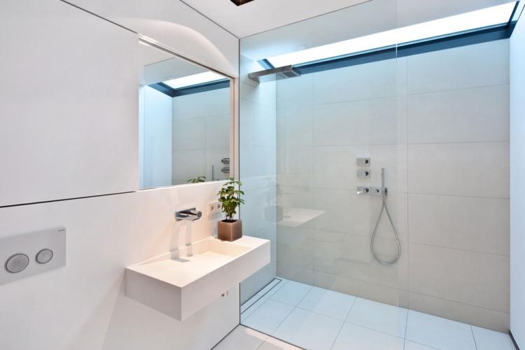 Стеклянные перегородки в ванной комнате - Дизайн интерьера