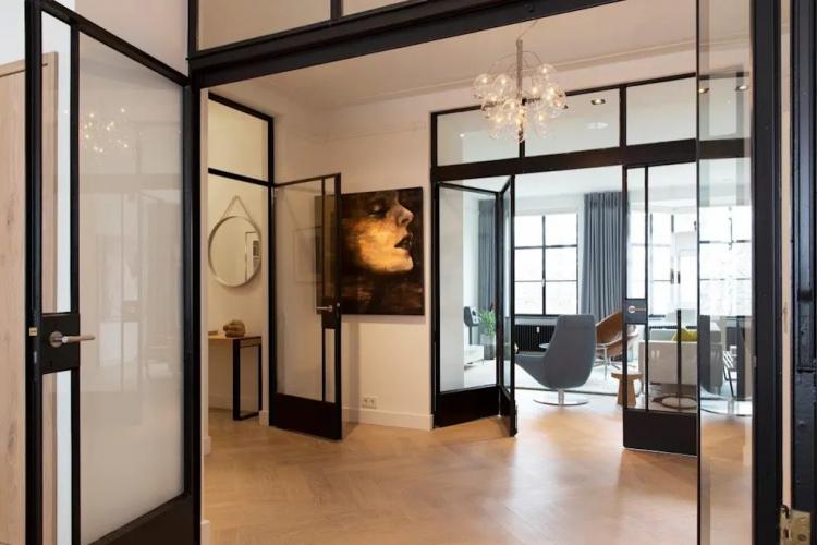 Стеклянные перегородки в прихожей - Дизайн интерьера