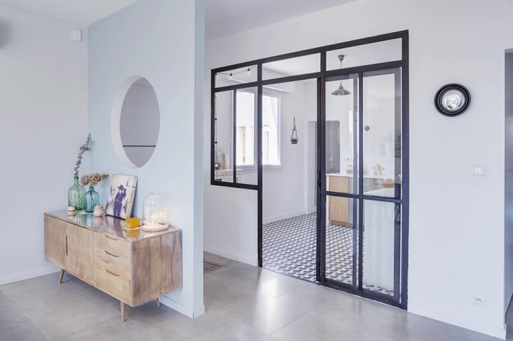 Стеклянные перегородки в прихожей - Дизайн интерьера