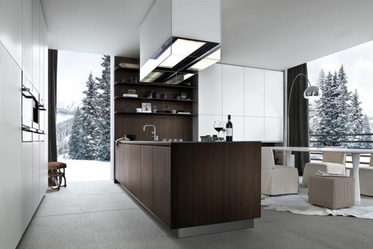 Кухня в стиле хай-тек - Дизайн интерьера фото