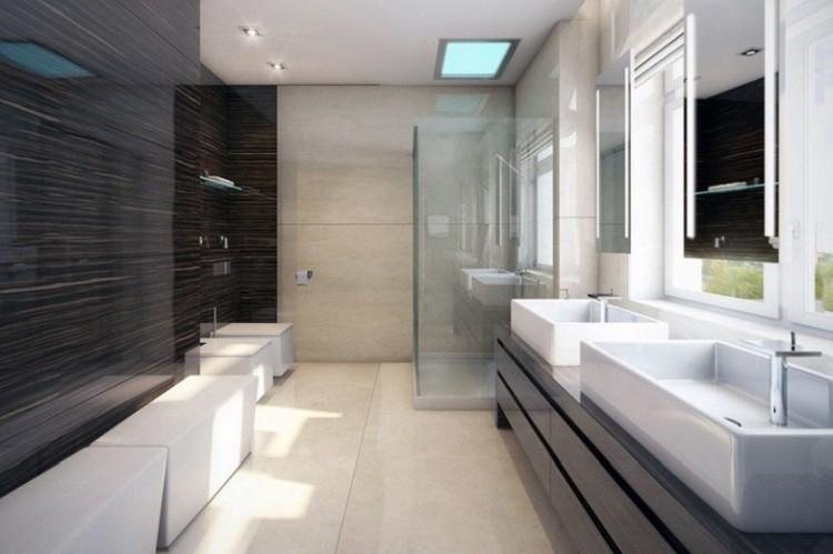 Ванная комната в стиле хай-тек - Дизайн интерьера фото