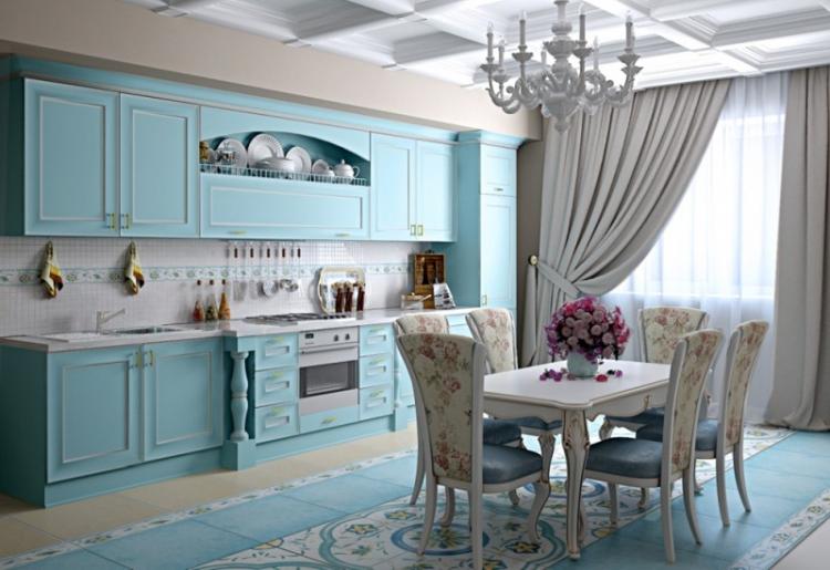 Прованс в интерьере кухни