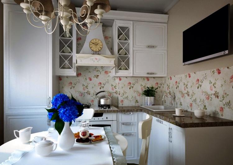 Прованс в интерьере кухни