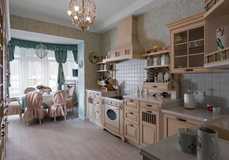 Прованс в интерьере кухни