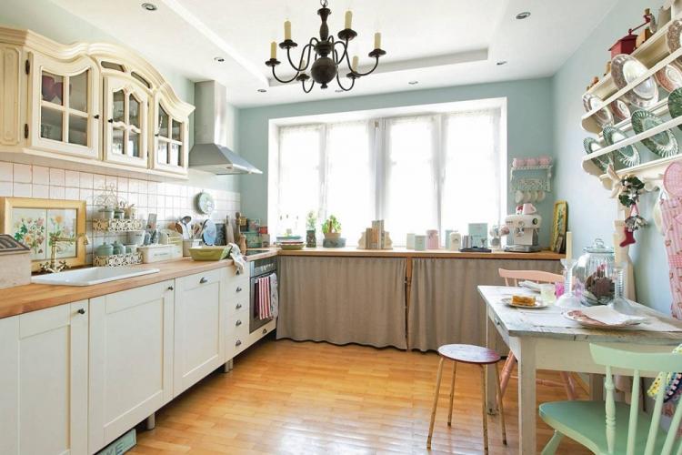 Прованс в интерьере кухни
