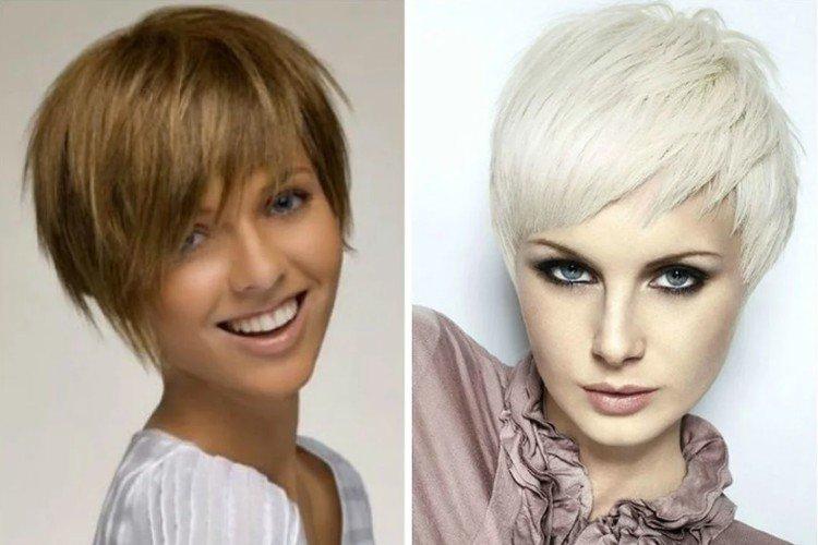 Стрижка асимметричная шапочка на короткие волосы