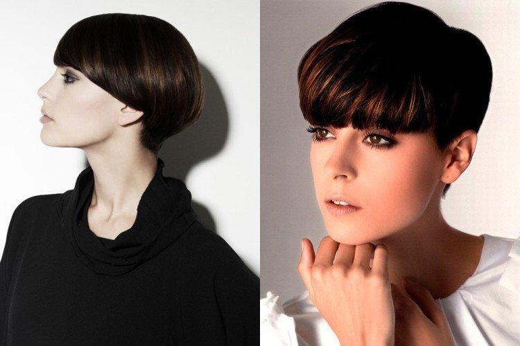 Геометрия - Стрижка шапочка на короткие волосы