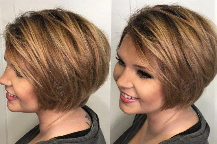 Градуированный боб - Стрижки для полных женщин