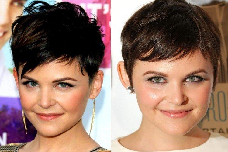 Стрижка пикси на короткие волосы для круглого лица