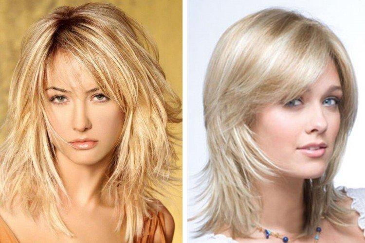 Стрижка лесенка на короткие волосы для круглого лица