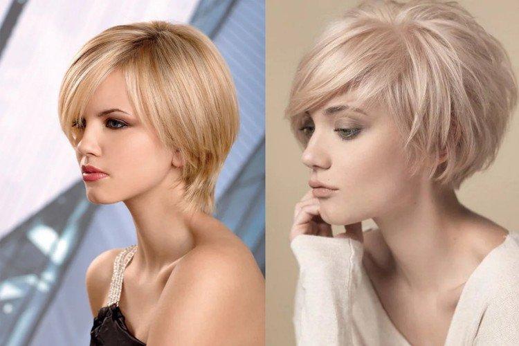 Французская - Стрижки на короткие волосы придающие объем