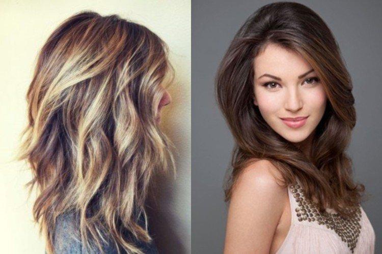 Каскад - Стрижки на средние волосы придающие объем