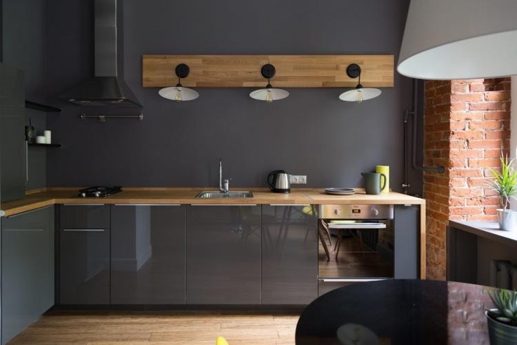 Студия с мезонином на Смоленском бульваре - дизайн интерьера