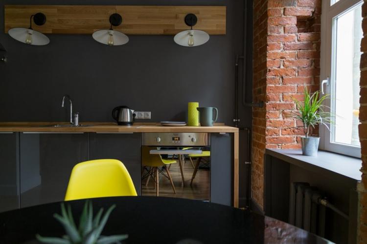 Студия с мезонином на Смоленском бульваре - дизайн интерьера