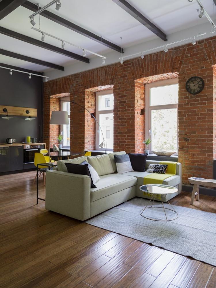 Студия с мезонином на Смоленском бульваре - дизайн интерьера