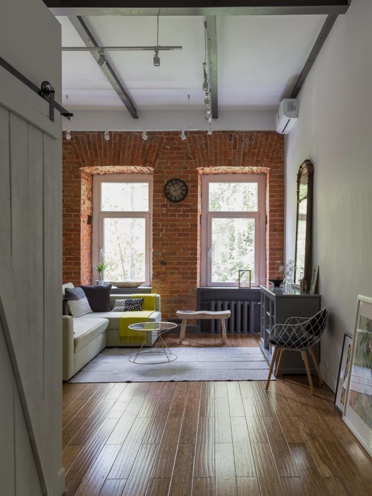 Студия с мезонином на Смоленском бульваре - дизайн интерьера