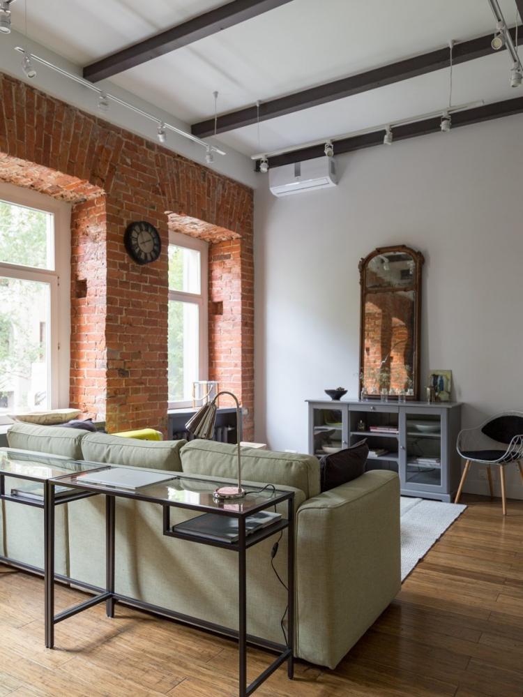 Студия с мезонином на Смоленском бульваре - дизайн интерьера