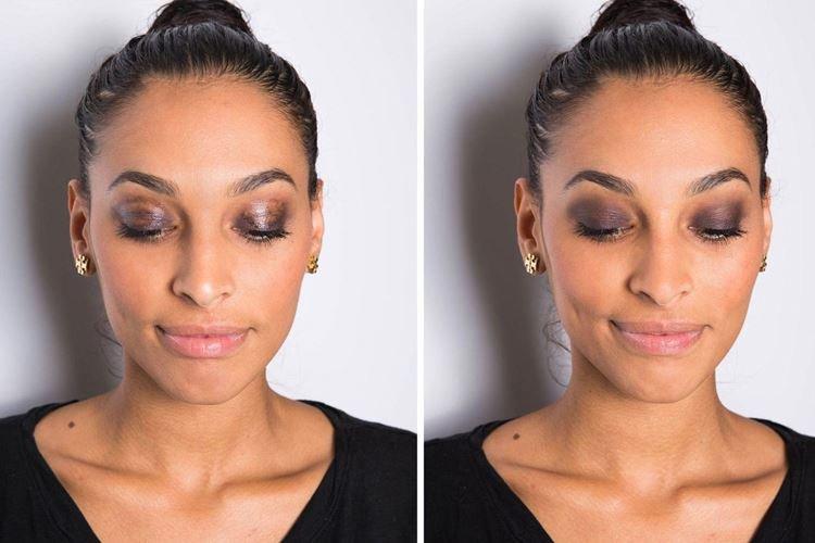 Смазанный макияж - Ошибки свадебного макияжа