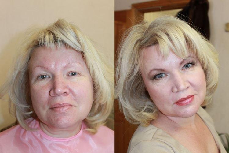 Возрастной свадебный макияж