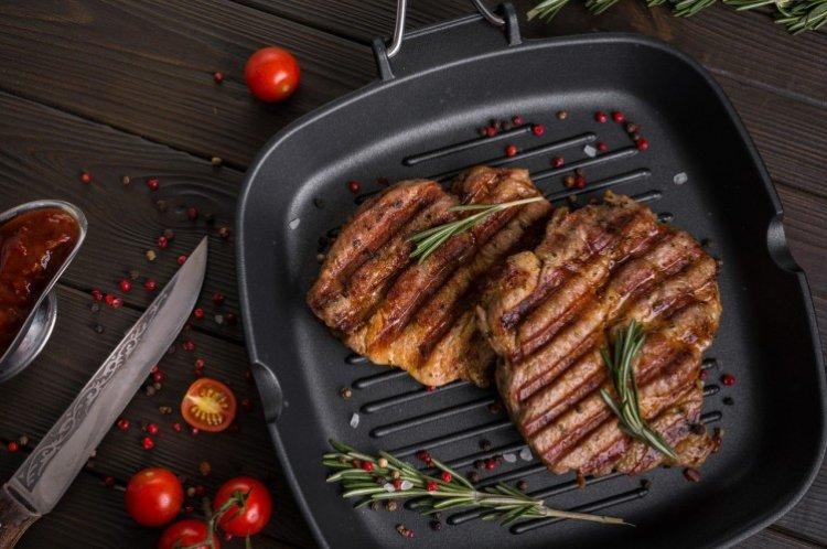 Свинина на сковороде для гриля - рецепты