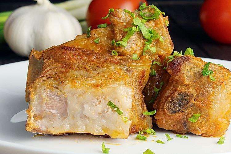 Свиные ребра в сметане и рассоле в духовке - рецепты