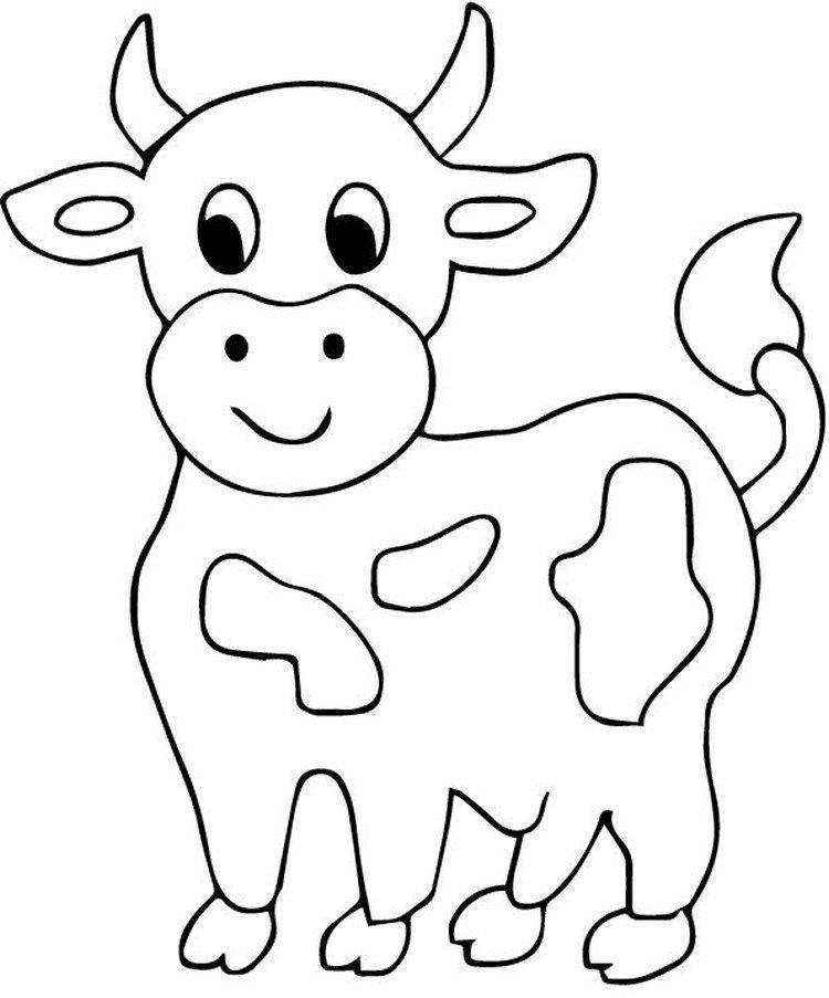 Трафареты Быка на окна к Новому году 2021 - фото