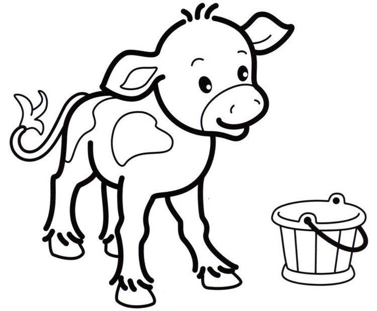 Трафареты Быка на окна к Новому году 2021 - фото