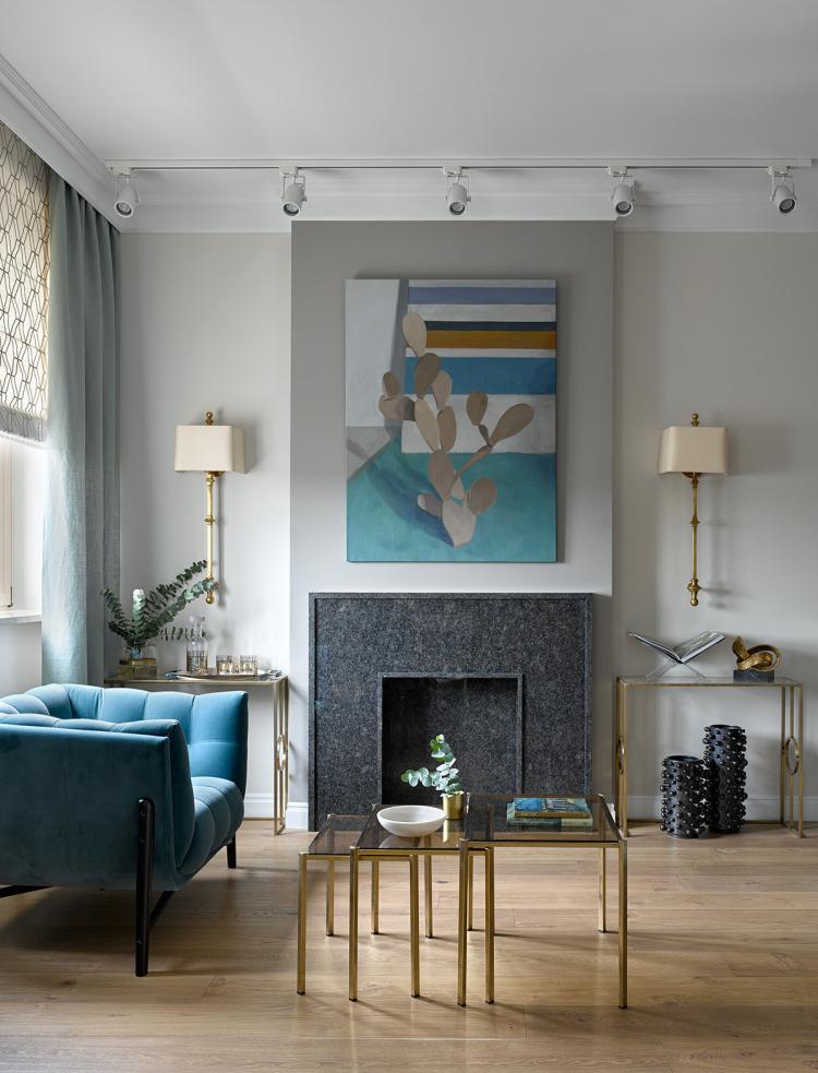 Трехкомнатная квартира в ЖК «Камелот», Хамовники - дизайн интерьера