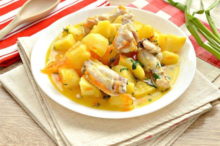 Тушеная картошка с мясом По-монастырски - рецепты пошагово