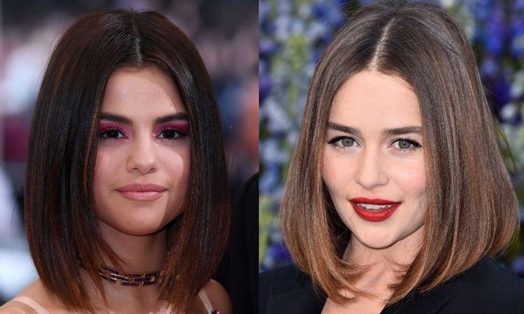 Классическое удлиненное каре без челки