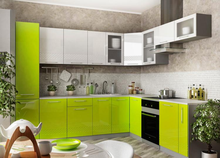 Угловые кухни - фото реальных интерьеров