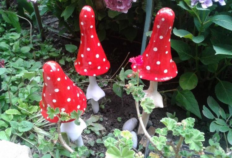 Украшения для сада своими руками - фото