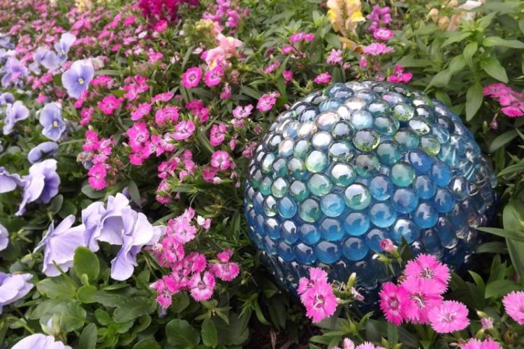 Украшения для сада своими руками - фото