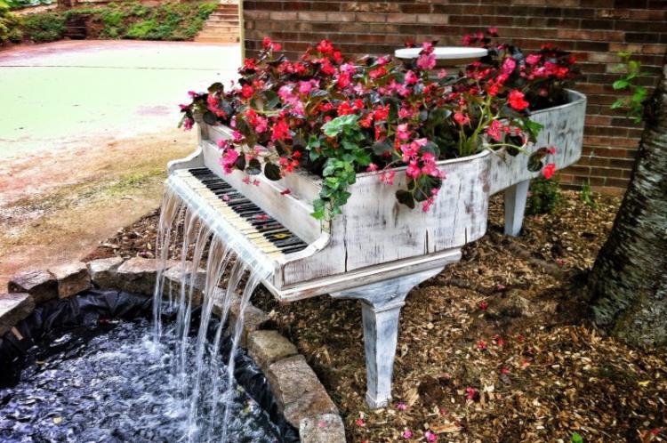 Украшения для сада своими руками - фото