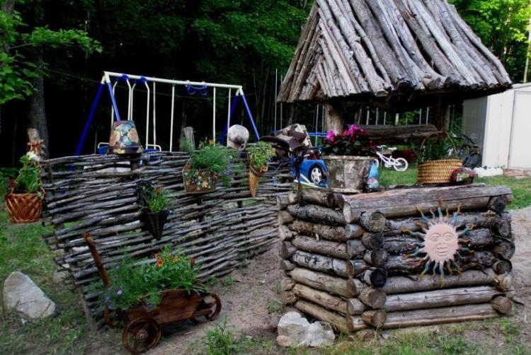 Украшения для сада своими руками - фото