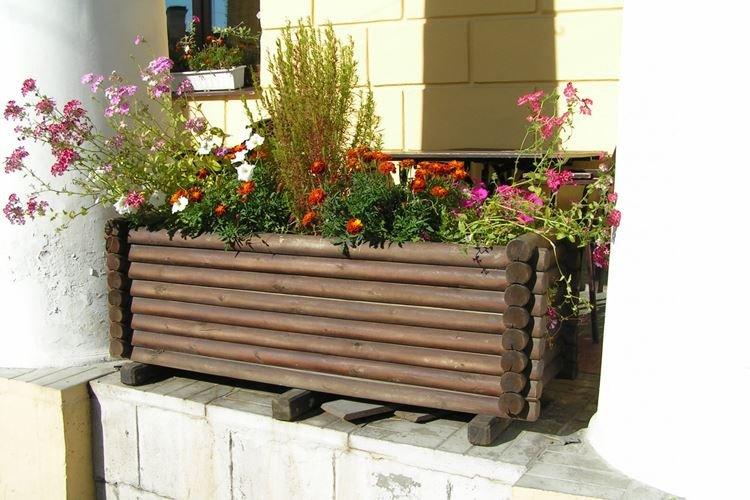 Уличные вазоны для цветов - фото