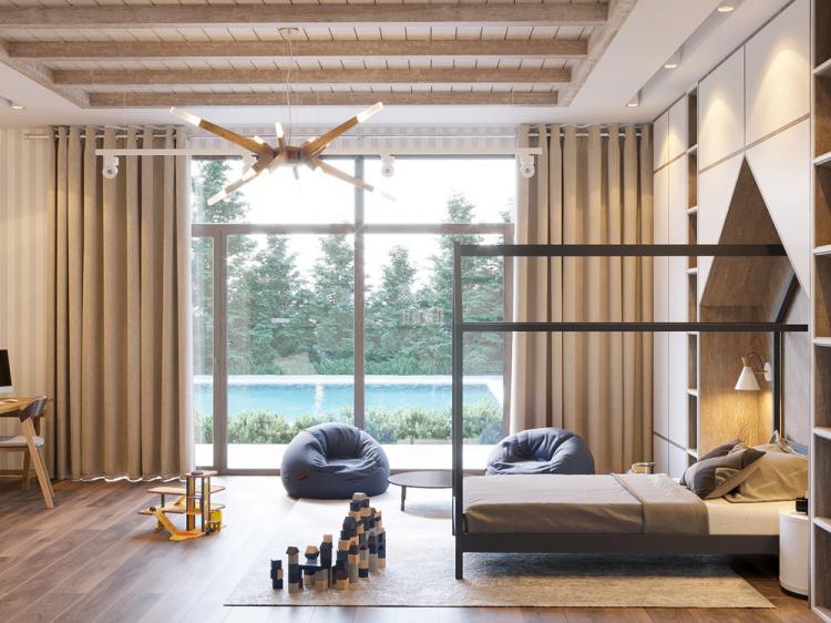 «В центре внимания»: Детская комната для мальчика - дизайн интерьера