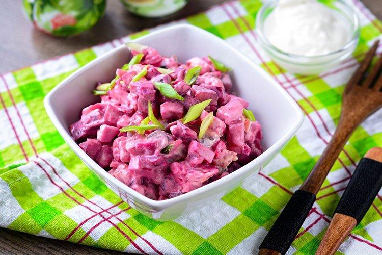 Винегрет мясной - рецепты