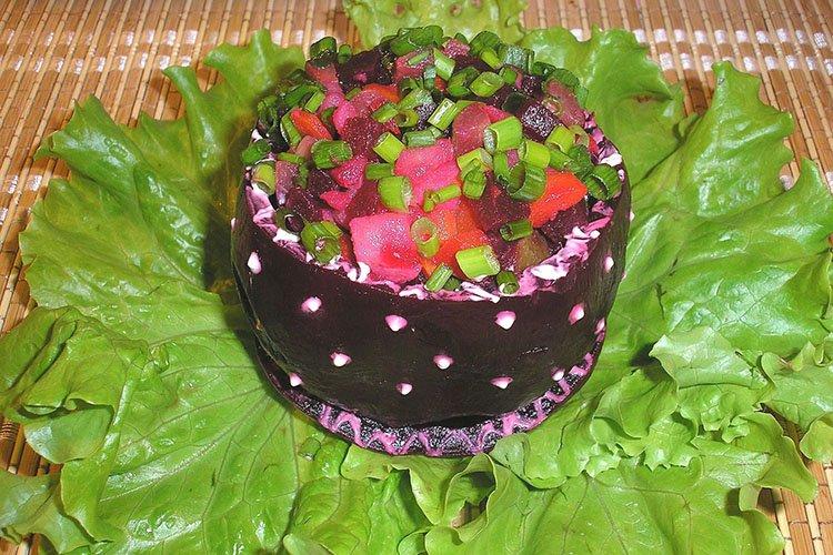 Винегрет в свекле - рецепты