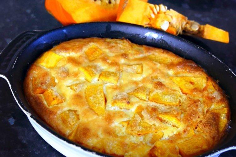 Запеченная тыква с адыгейским сыром - Вторые блюда на каждый день рецепты