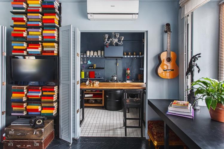 Яркий интерьер квартиры-студии, 28 кв.м.