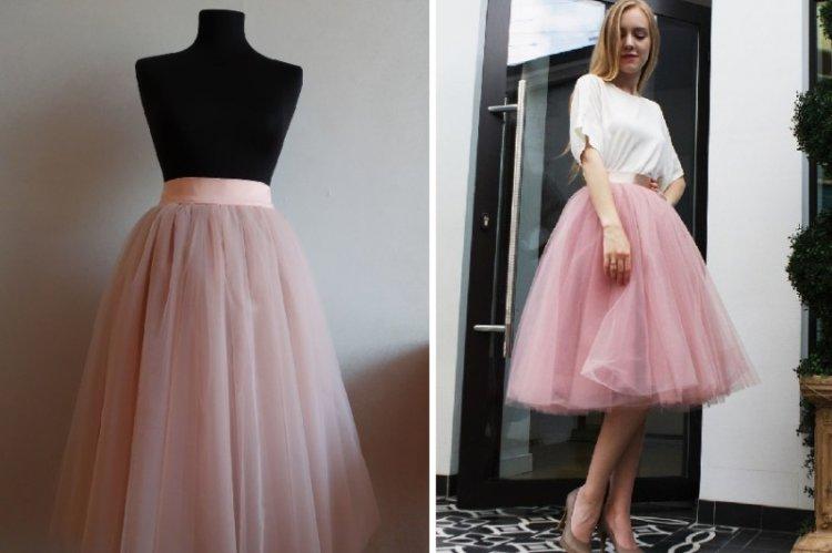 Юбка-солнце из фатина своими руками