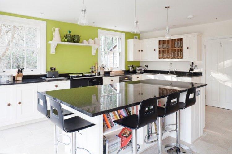 Зеленый с белым - Сочетание цветов в интерьере