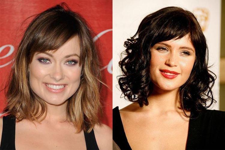 Боковой пробор с челкой - Модные женские стрижки 2020 на средние волосы