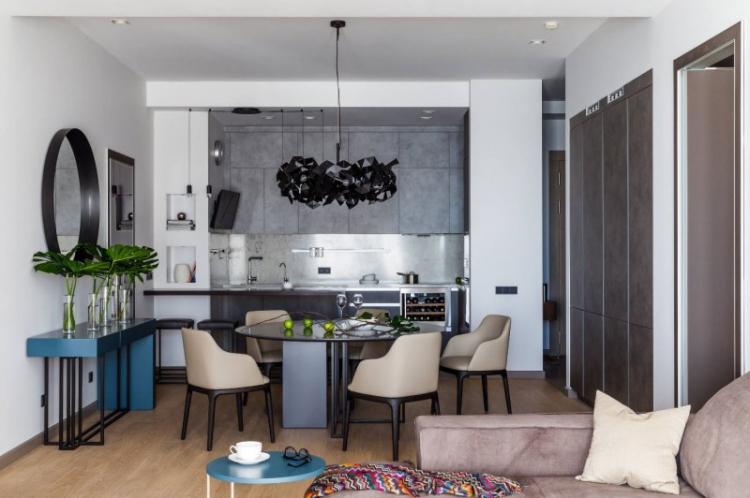 Зонирование комнат в квартире - фото