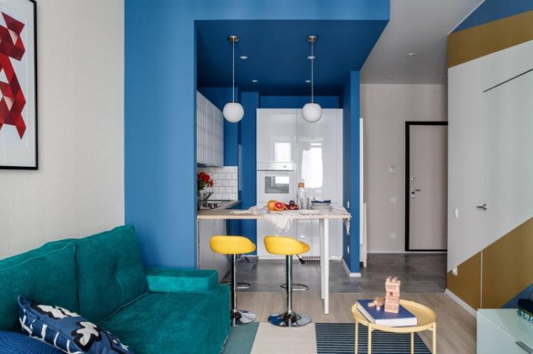 Статичные перегородки - Способы зонирования однокомнатной квартиры